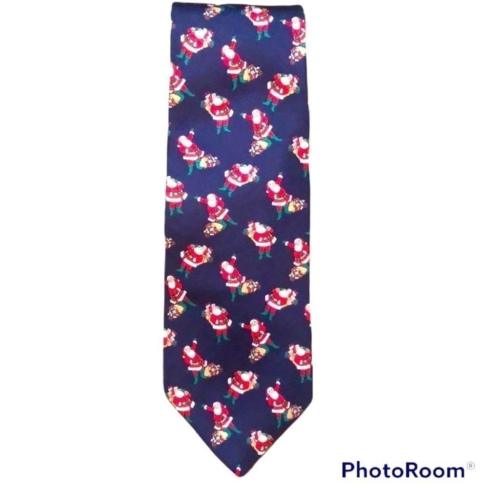 Alynn Neckwear Christmas Holiday 100% Silk Tie. Made in USA